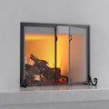Hinged Double Door Fireplace Mesh Guard G608