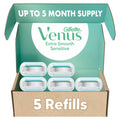 5 Count 5-Bladed Women's Razor Refills F5432