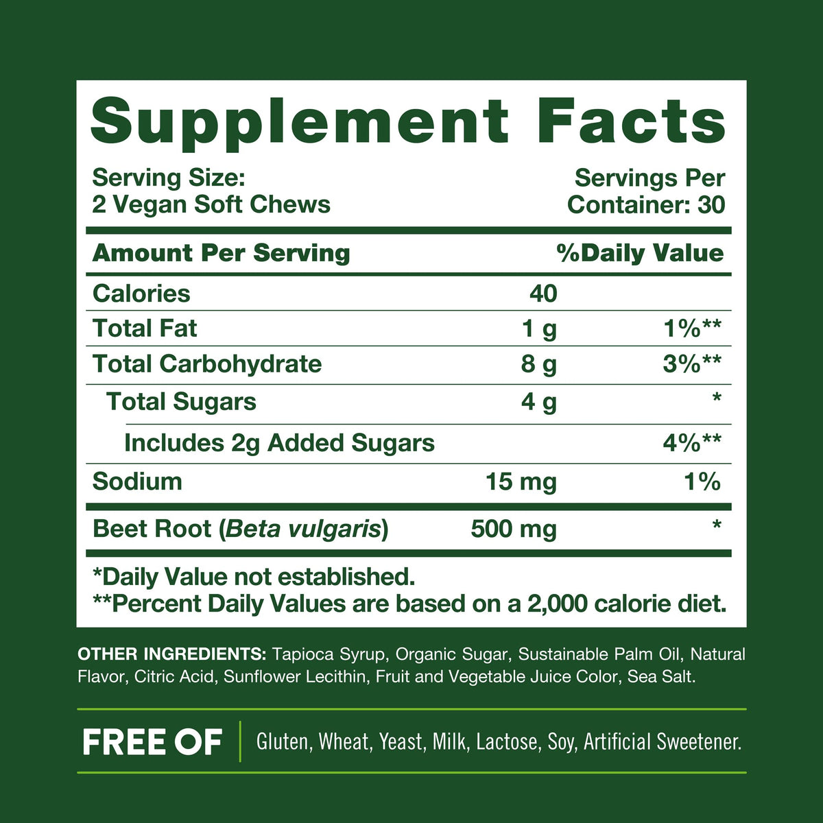 Beet Root Chews H8781