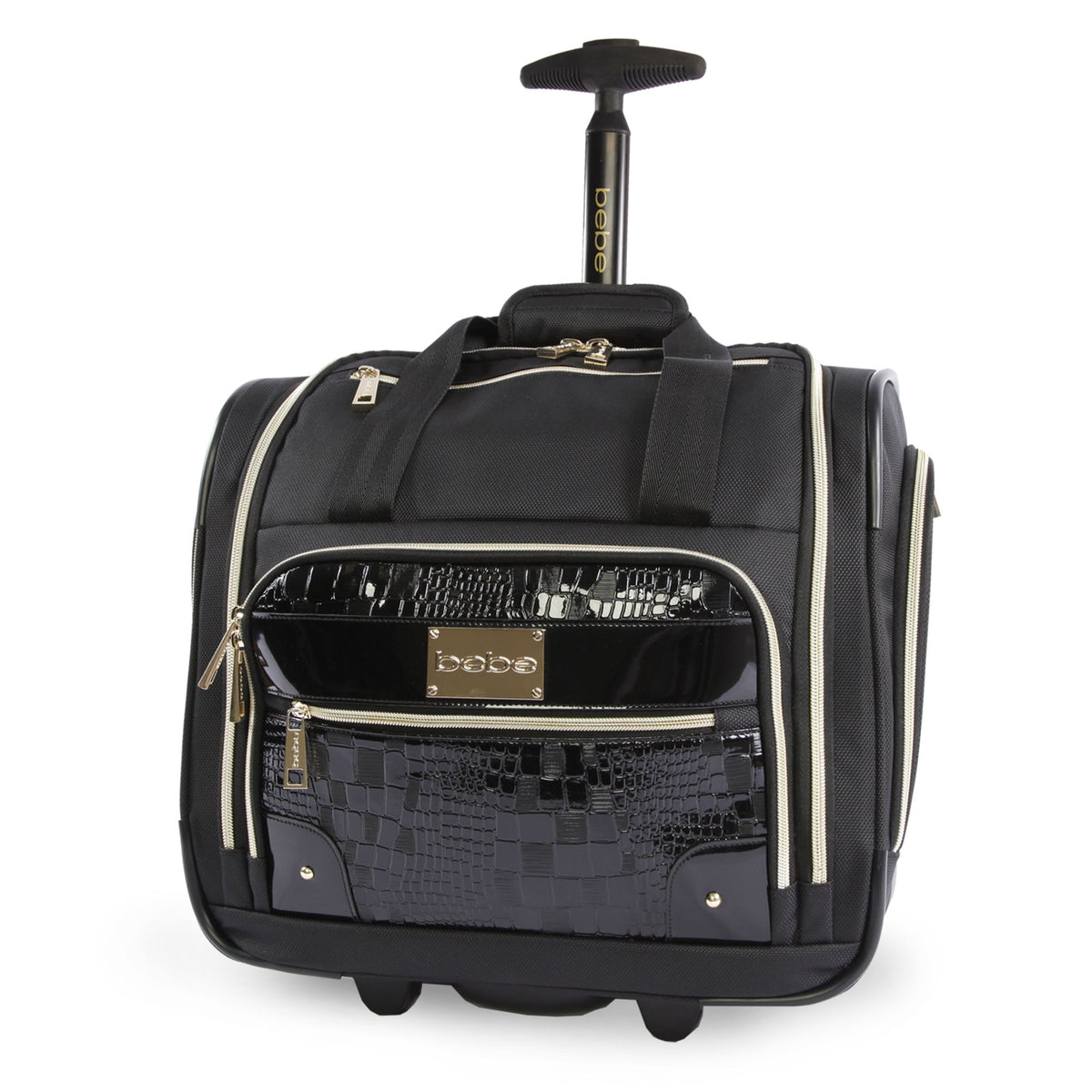 Croc Black Wheeled Under The Seat Carry On Bag B45230