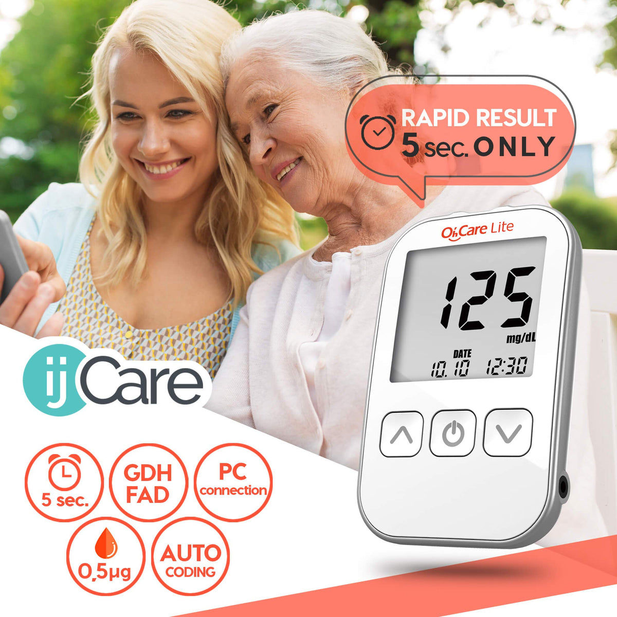 Blood Sugar Testing Bundle – Monitor 200 Glucose Test Strips, 200 Lancets & 1 Control Solution N164807