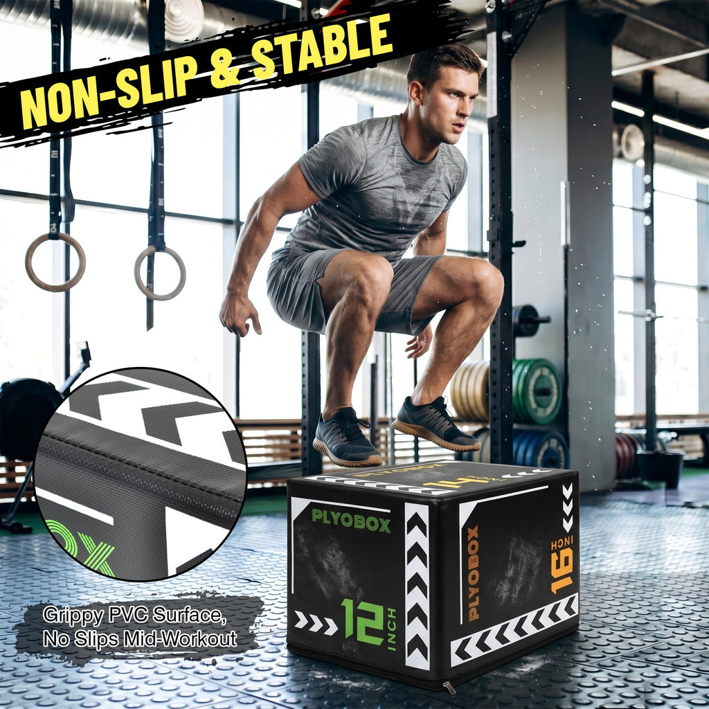 3-in-1 Foam Plyometric Jump Box R2316