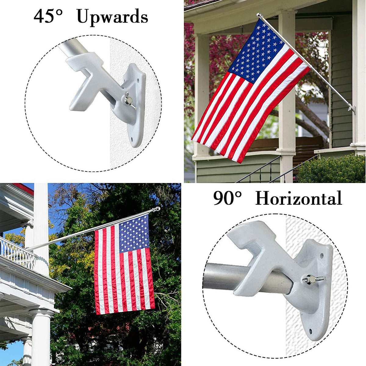 6FT Aluminum Spinning Flag Pole L6031
