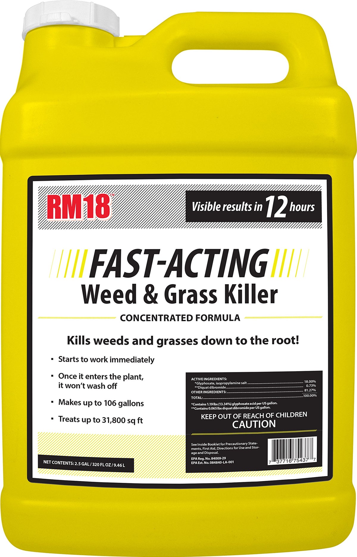 Fast-Acting Weed & Grass Killer Herbicide 2.5-gallon O920