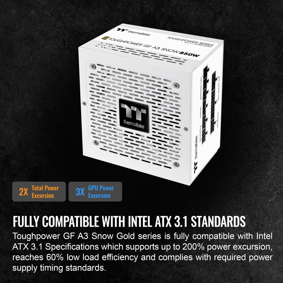 850W 80+ Gold Full Modular ATX 3.1 Power Supply M704
