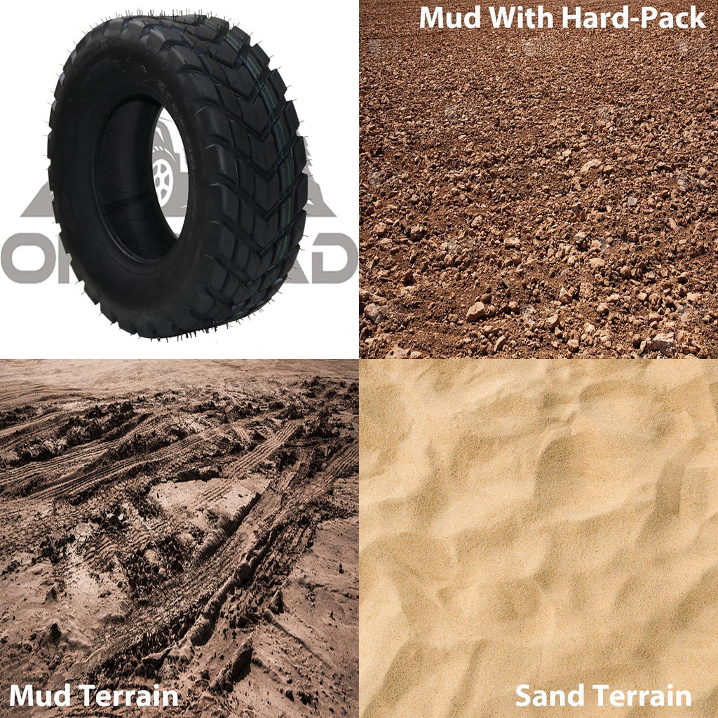 Set of 2 Off-Road 19x7-8 ATV/UTV Tires F845