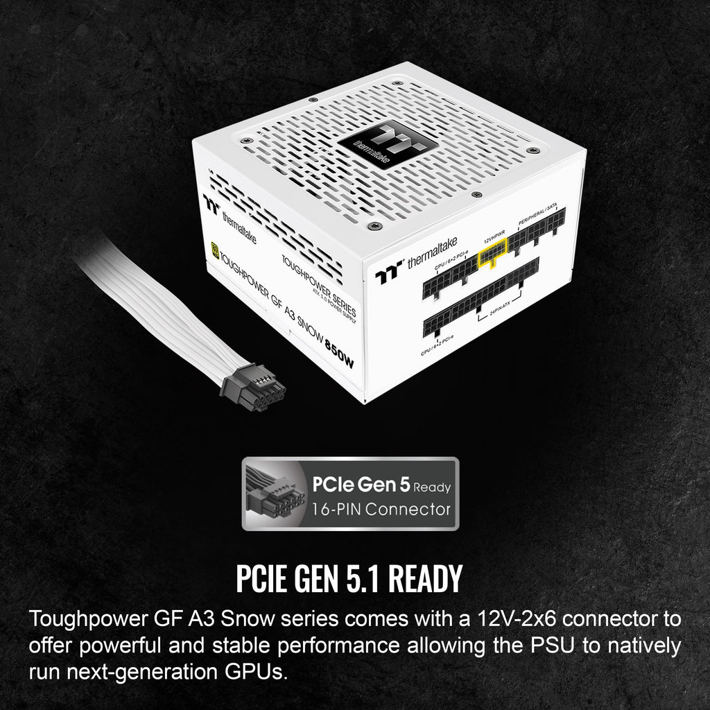 850W 80+ Gold Full Modular ATX 3.1 Power Supply M704